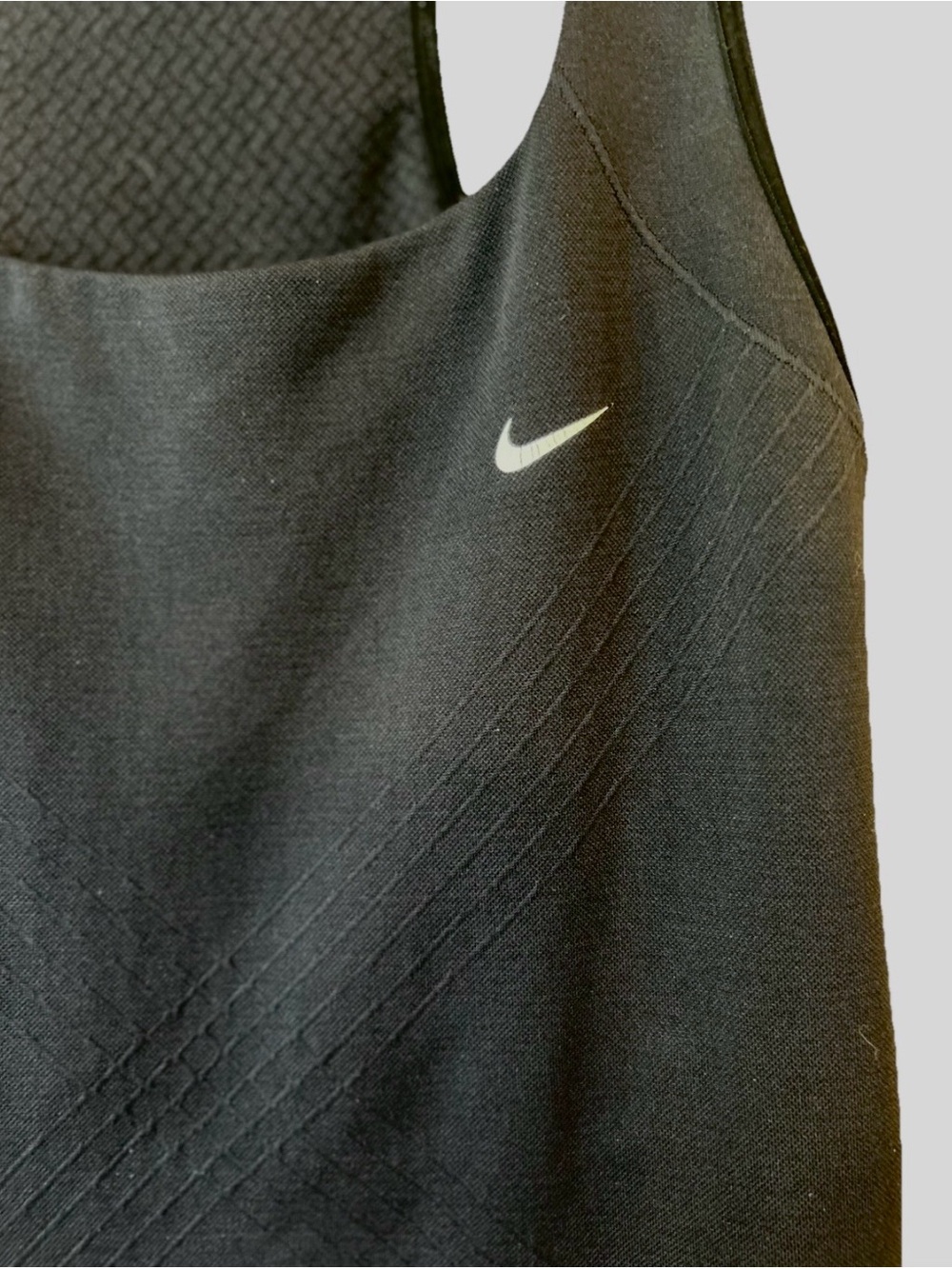 Nike Dri-FIT Black Racerback Tank Women’s L Athletic Training - Picture 6 of 8